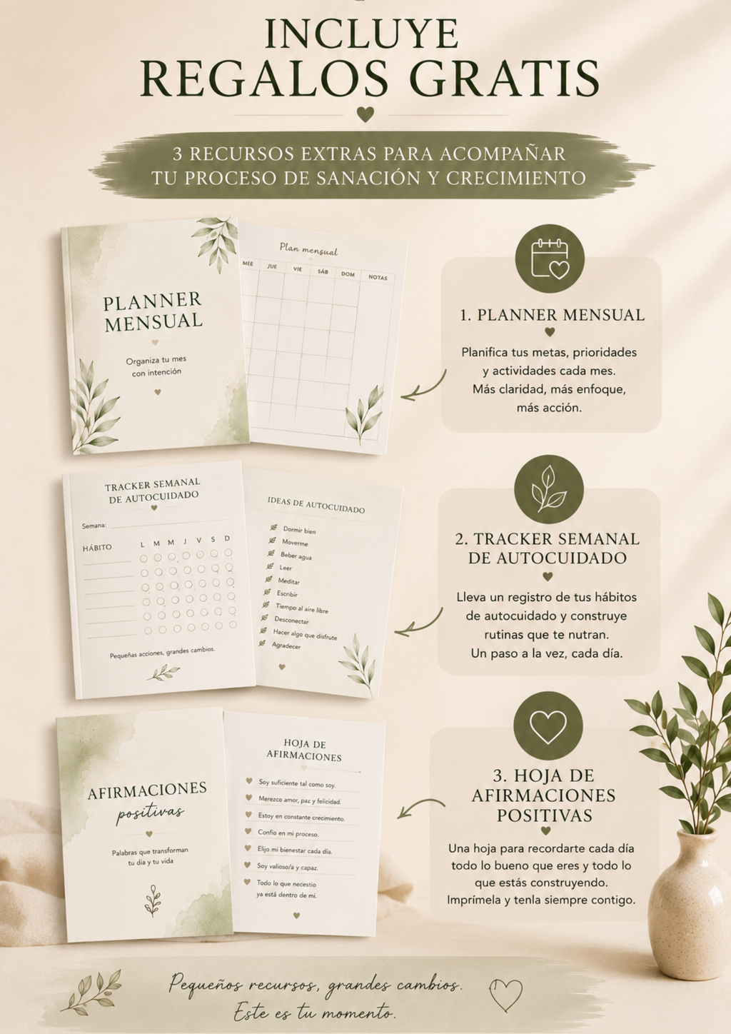 Sanar Despacio | Workbook para sanar heridas emocionales y fortalecer tu autoestima
